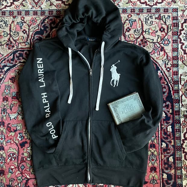 폴로 랄프로렌 블랙 빅포니 후드집업