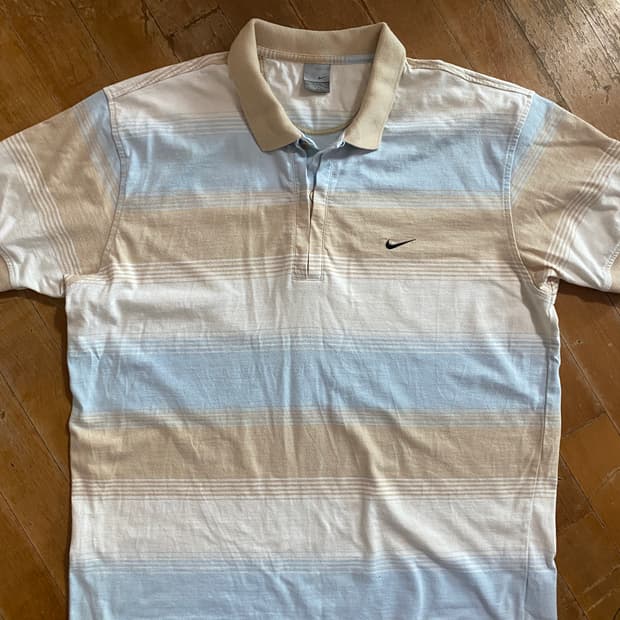 나이키 스트라이프 반팔 카라티 XXL (105~110)