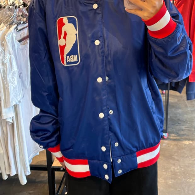 나이키SB X NBA 새틴 바시티 자켓