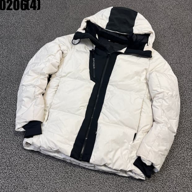 [90/S] 스파이더 덕다운 화이트 후드 패딩 점퍼 0206(4)