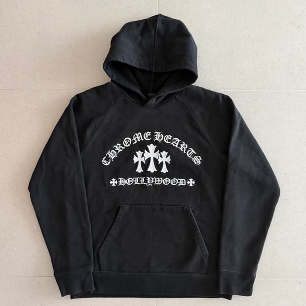 크롬하츠 세메터리 할리우드 후드티 m