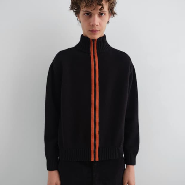 (L,XL) 기마구아스 Alonso  집업 가디건 블랙