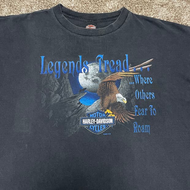 Vintage harley davidson tee 할리데이비슨 티셔츠