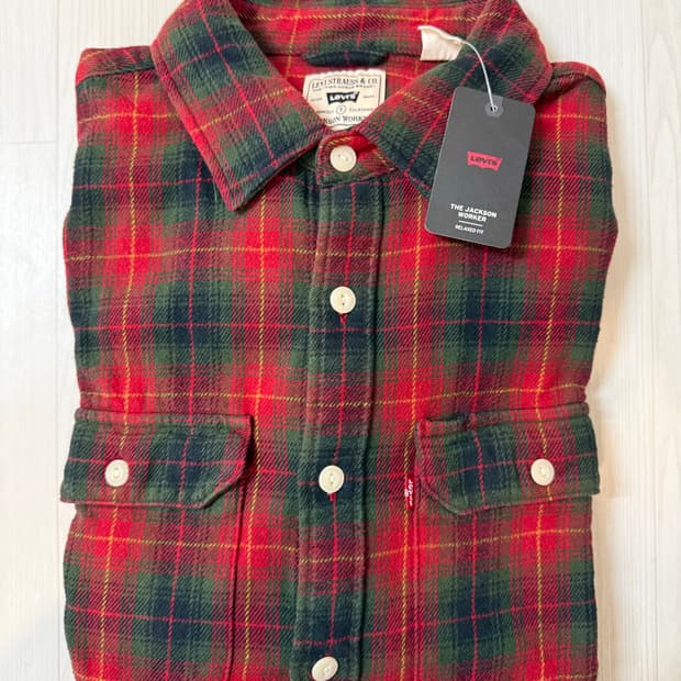 리바이스 잭슨 워커 체크 셔츠 새상품