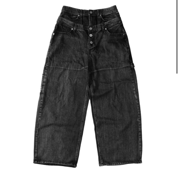 아이필럭키 Big x2 Double carpenter pants 