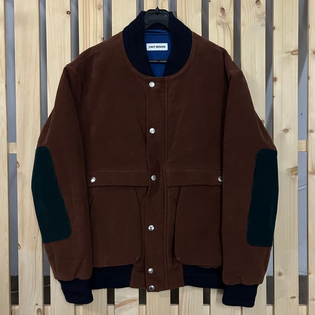 (XL) 유밋 베넌 브라운 봄버 자켓 