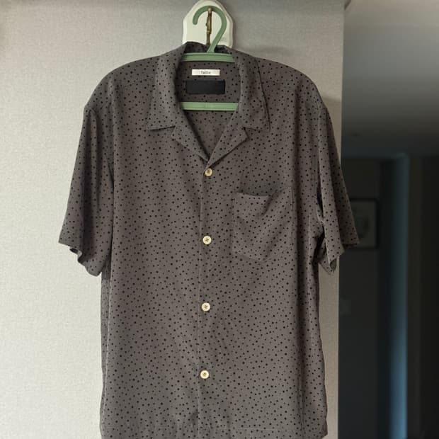 타일레 도트 반팔 셔츠 2사이즈 판매 