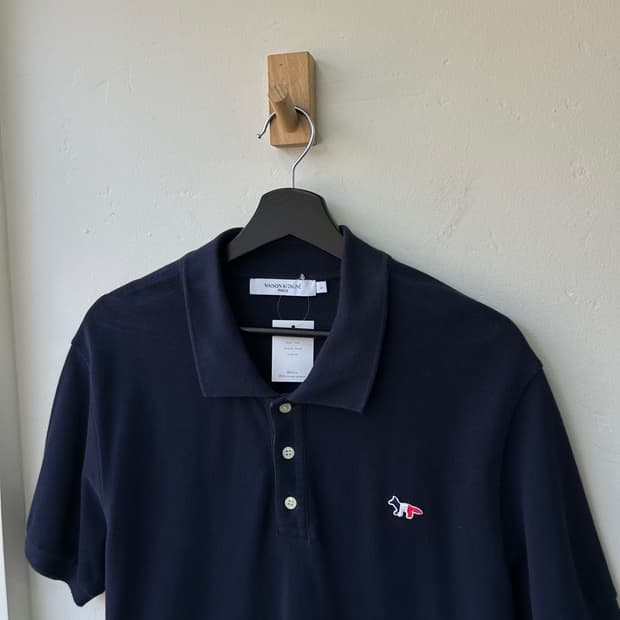 16713 - 메종키츠네 트리컬러 반팔 카라티