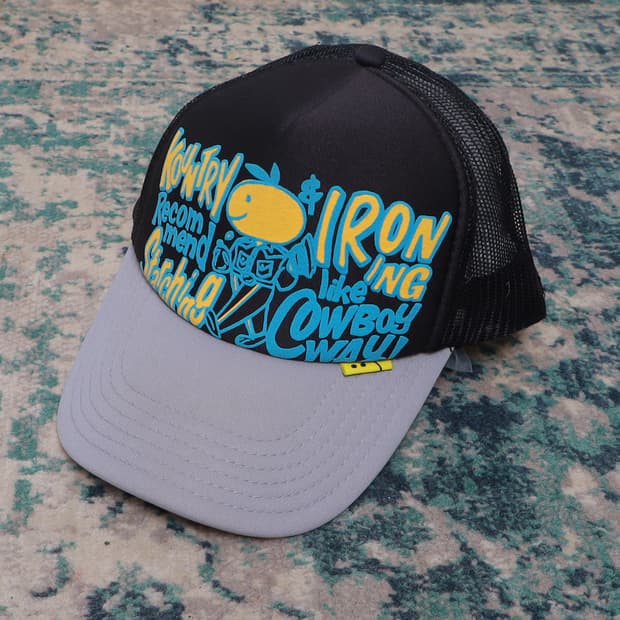 Kapital 캐피탈 코니카우보위 트러커 캡 블랙 정품