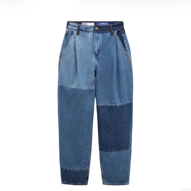 [S] 자라 x 아더에러 배럴 레그 진 블루