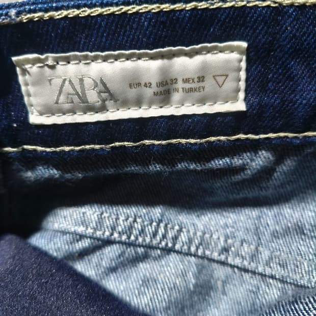 자라 와이드 데님 팬츠 32  1회착