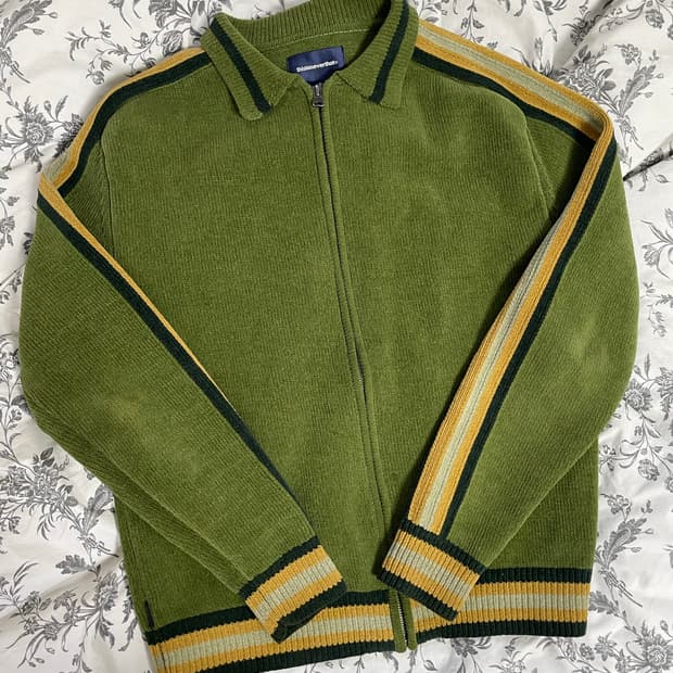 디스이즈네버뎃 니트 집업 