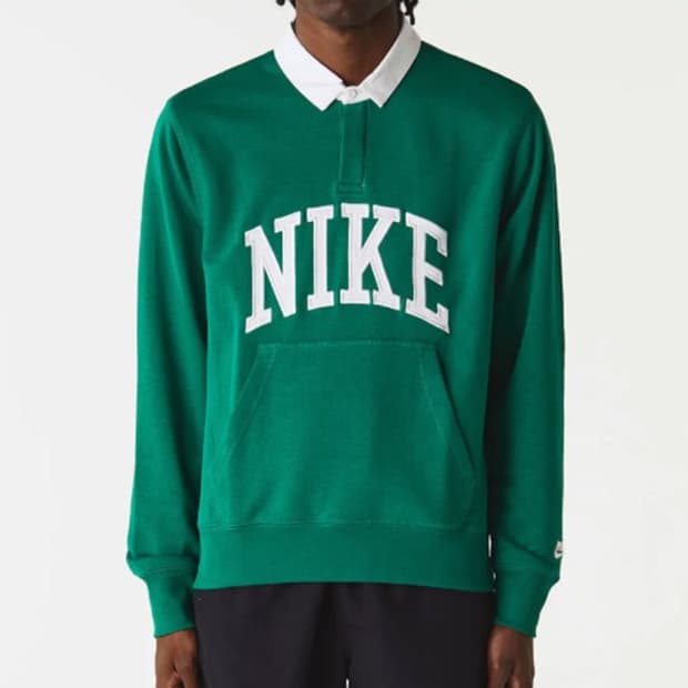 나이키 클럽 플리스 롱슬리브 플리스 폴로 티셔츠 L사이즈