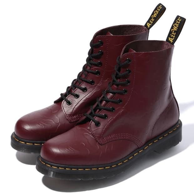 닥터마틴 x BAPE 콜라보 1460 체리레드 새상품