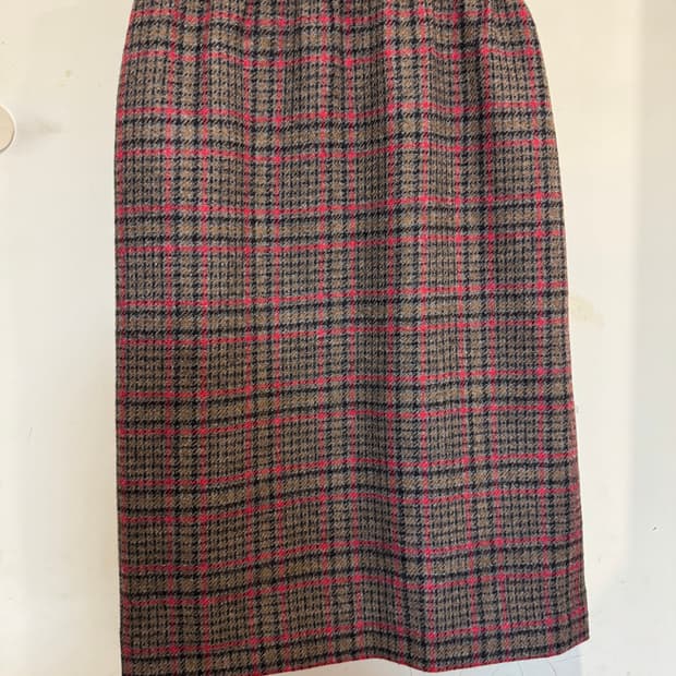 빈티지 지방시 울 스커트