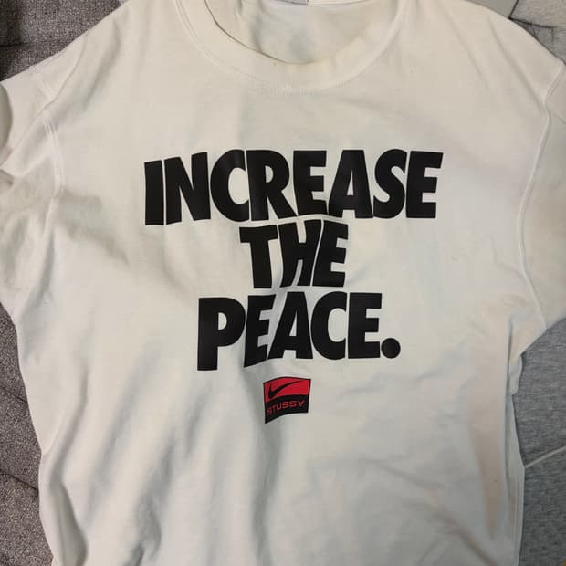 나이키X스투시 피스 티셔츠L