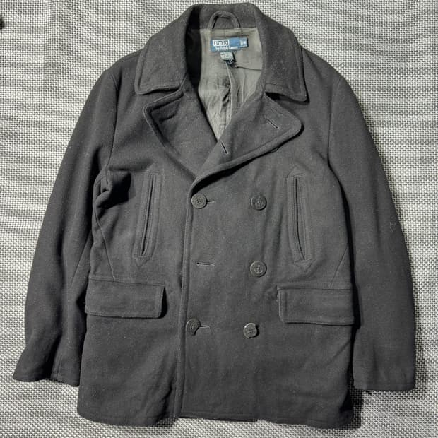 폴로 피코트 자켓 블랙 ( M/OLD-8222 )