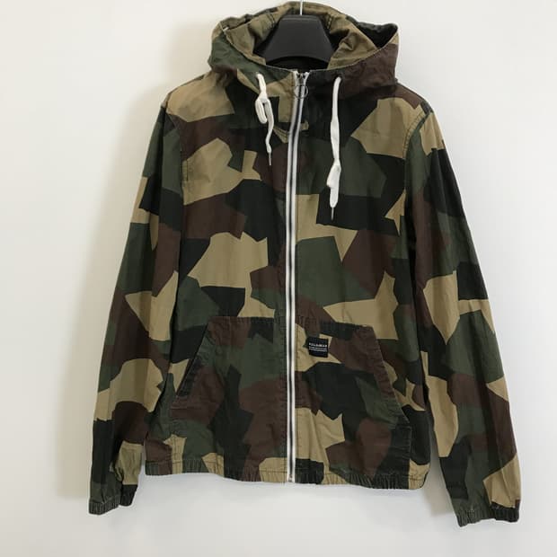 풀앤베어 카모 후드 코튼자켓 [L]