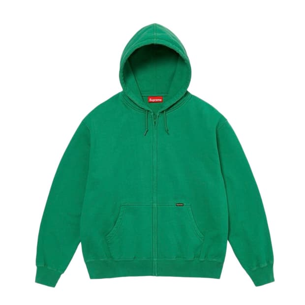 24fw 슈프림 워크 후드집업 스웨트셔츠 그린