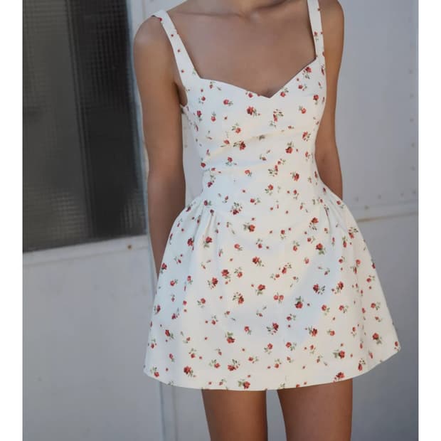 제발 삽니다 zara 자라 플라워 볼륨 원피스 플로럴 페어리 일브