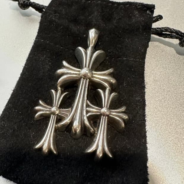 크롬하츠 3ch 트리플 크로스 펜던트 스몰