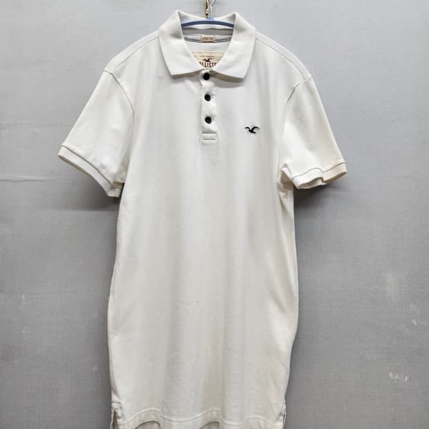 홀리스터 로고 반팔카라 M(M)