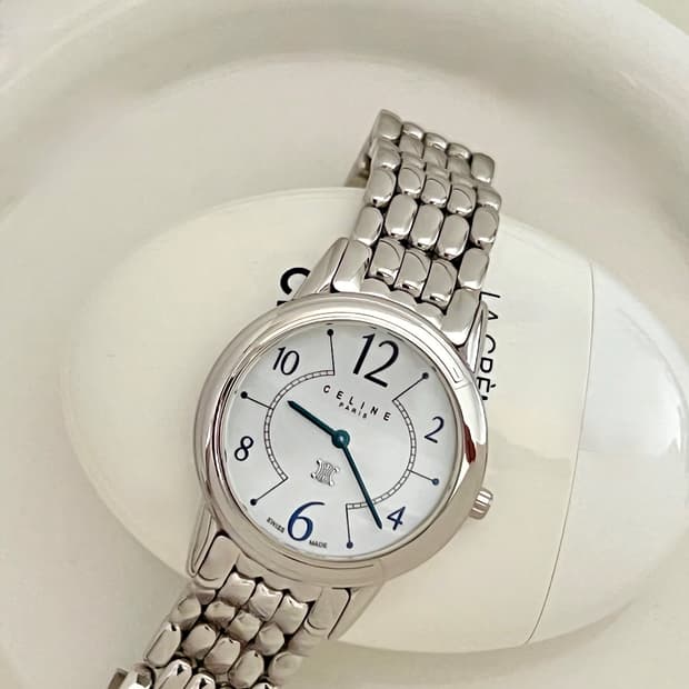 셀린느 트리옹프 남성 시계 / 정품감정 . 오버홀 