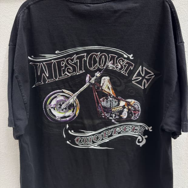 Vintage West Coast Choppers 반팔 티셔츠