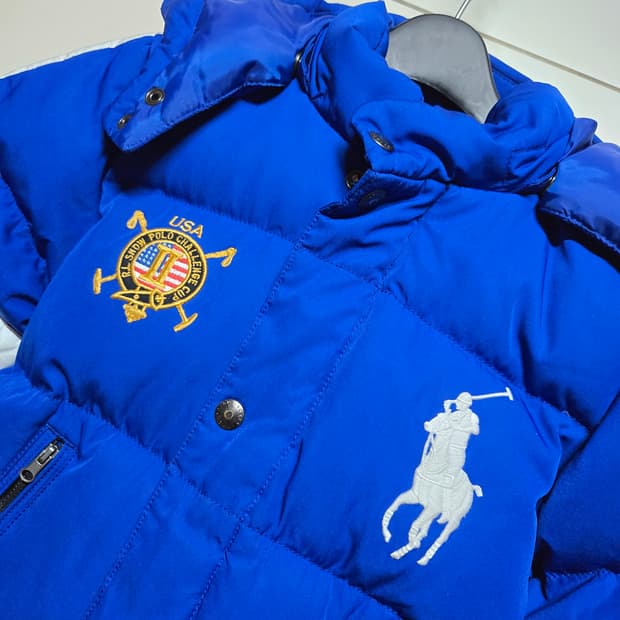 폴로 랄프로렌 아동 빅포니 다운 패딩(6~7세)