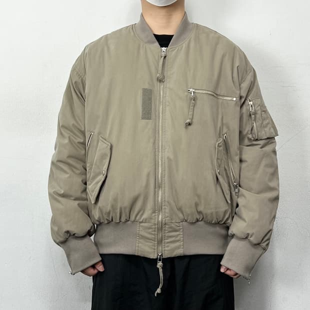 그레일즈 22FW 멀티 지퍼 리버시블 봄버 자켓