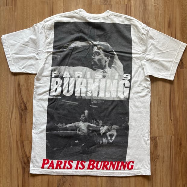슈프림 paris is burning 티셔츠 M
