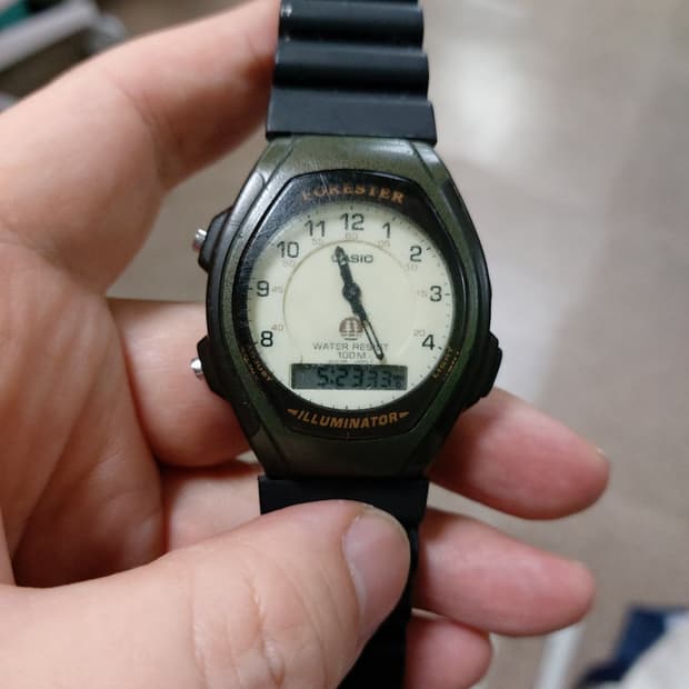 카시오 알람 기능 디지털