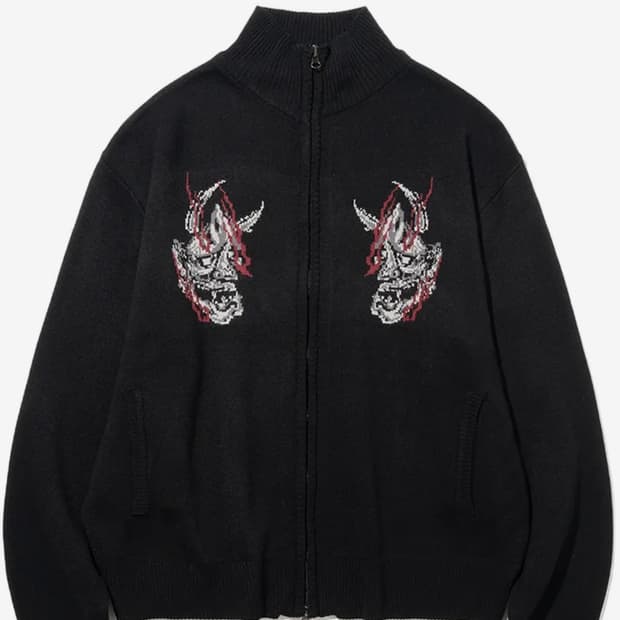 낫포너드 Devil Knit Zip up 판매합니다