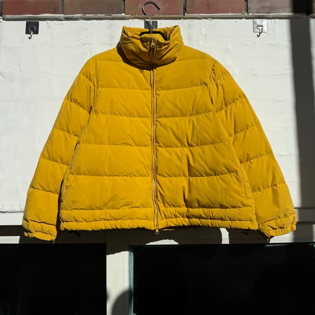 Aspesi 구스 다운 옐로우 패딩 점퍼 S
