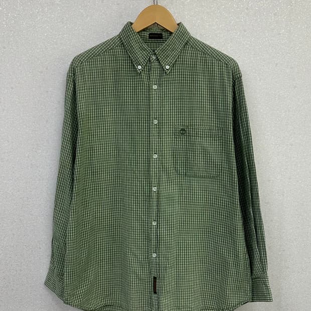 (L오버)팀버랜드 체크 셔츠-M2067
