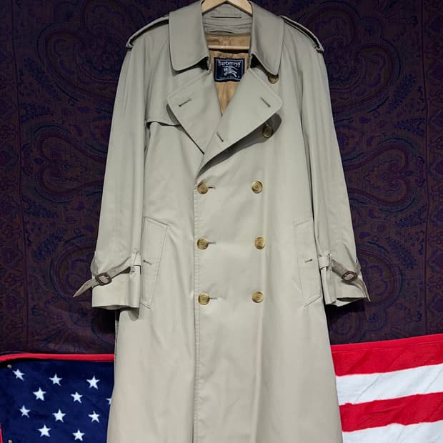 버버리 더블 트렌치코트