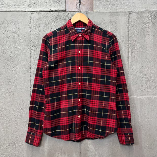 랄프로렌 우먼스 타탄 체크 셔츠 (M)  