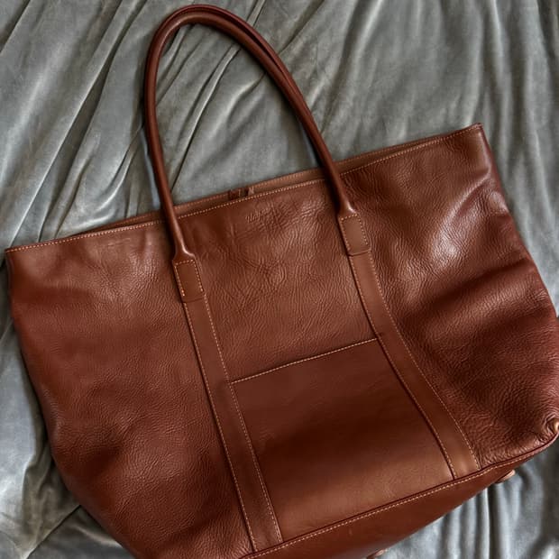 유니페어 토트백 탄 컬러