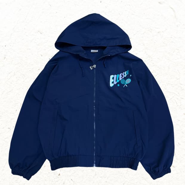 ellese 90s 후드 바람막이 자켓