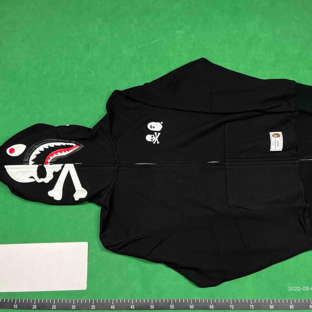 Bape 베이프 마스터 마인드 mastermind 해골 샤크 후드집업