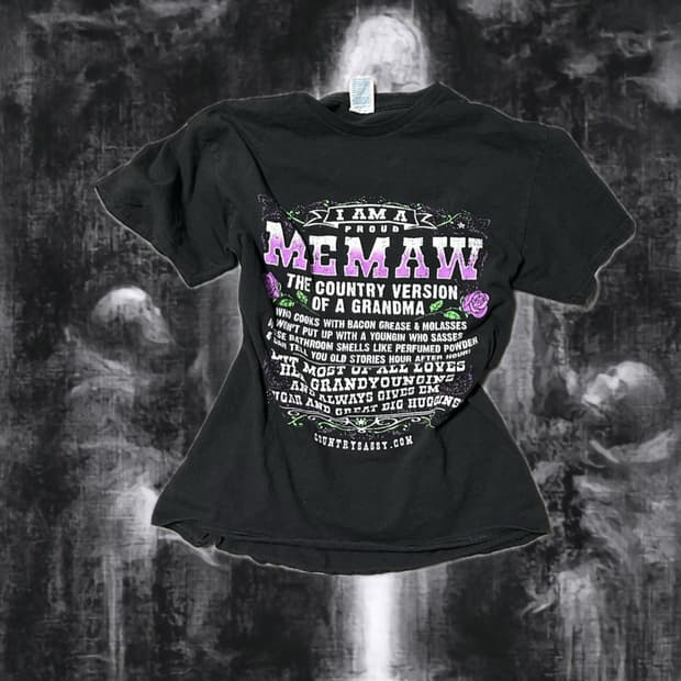 Y2K Punk 프린팅 반팔