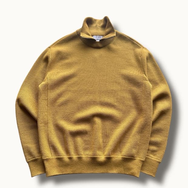 솔리드옴므 카멜 머스타드 니트