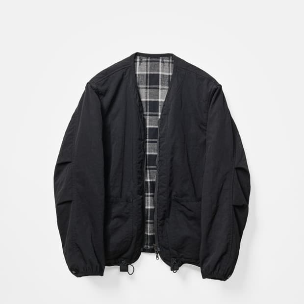 이얼즈어고 리버시블 라이너 블랙/체크 L