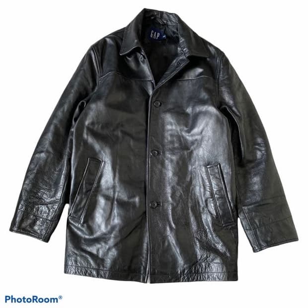 갭 레더 카코트