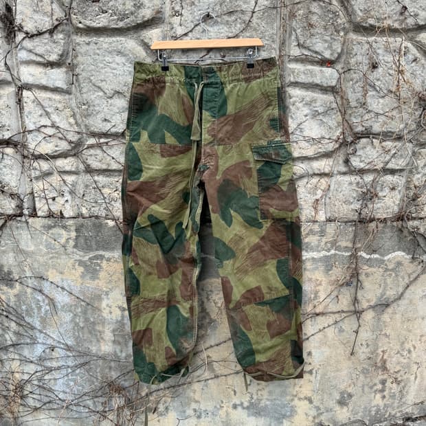 50s 벨기에군 브러쉬스트로크 카모 팬츠