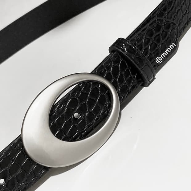 [Unisex] 크로커 원버클 벨트