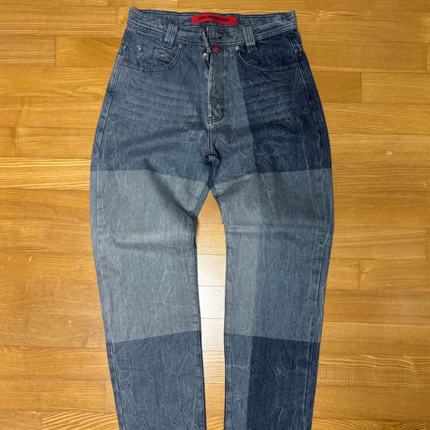 (31)032c 워크샵 데님 패치워크 청바지