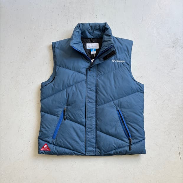 컬럼비아 빈티지 구스다운 조끼패딩 XL