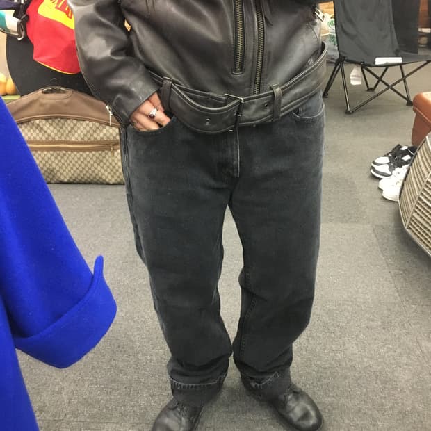 Levis 리바이스 505 흑청 데님팬츠