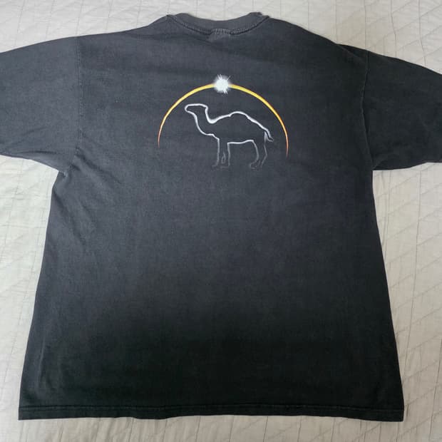 [XL] 90s 카멜 프로모 이클립스 포켓 티셔츠 ver. 파인페이드